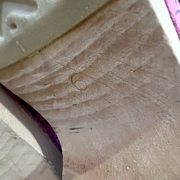 Hanna Andersson Size 36  Clog Boots Womens PINK BLUE ANKLE BOOTIES - Picture 7 of 7